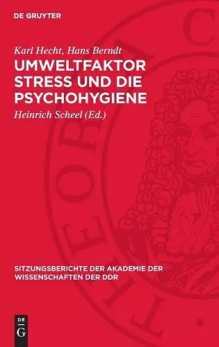 Umweltfaktor Stress Und Die Psychohygiene cover