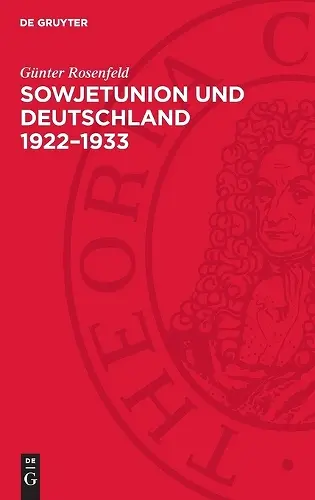 Sowjetunion Und Deutschland 1922-1933 cover