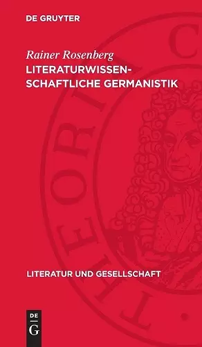 Literaturwissenschaftliche Germanistik cover