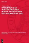 Handbuch Der Volkstümlichen Boote Im Östlichen Niederdeutschland cover