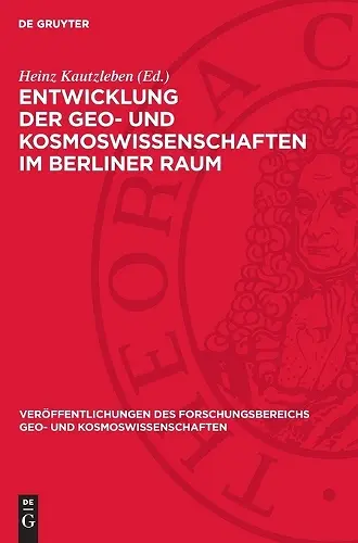 Entwicklung der Geo- und Kosmoswissenschaften im Berliner Raum cover