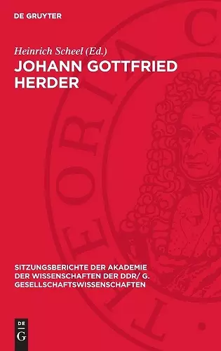 Johann Gottfried Herder cover