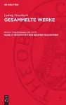 Geschichte Der Neuern Philosophie cover