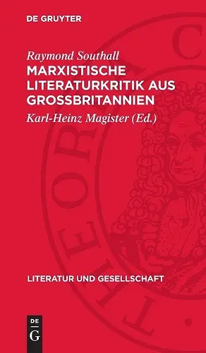 Marxistische Literaturkritik Aus Großbritannien cover