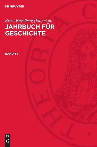 Jahrbuch Für Geschichte. Band 34 cover