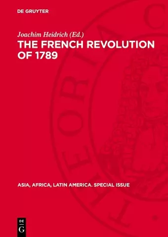 The French Revolution of 1789 cover