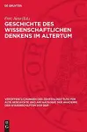 Geschichte Des Wissenschaftlichen Denkens Im Altertum cover