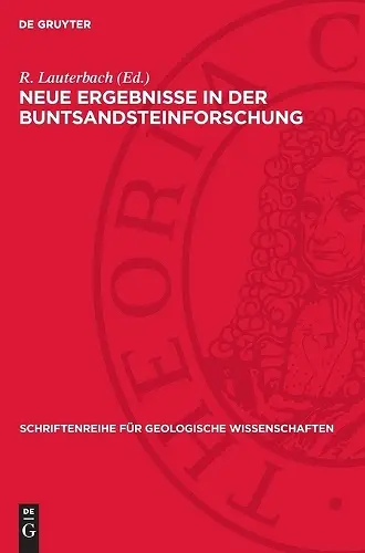 Neue Ergebnisse in Der Buntsandsteinforschung cover