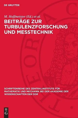 Beiträge Zur Turbulenzforschung Und Messtechnik cover