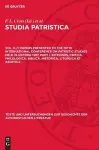Papers Presented to the Fifth International Conference on Patristic Studies Held in Oxford 1967, Part I: Editiones, Critica, Philologica, Biblica, Historica, Liturgica Et Ascetica cover