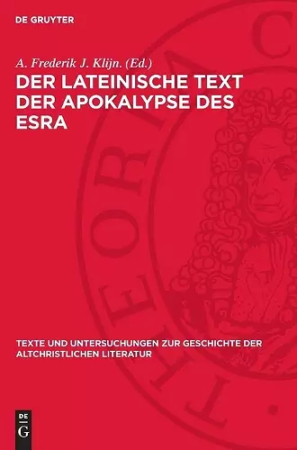Der Lateinische Text Der Apokalypse Des Esra cover
