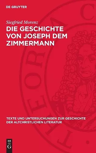 Die Geschichte Von Joseph Dem Zimmermann cover