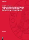 Sozialökonomische Texte Und Rechtsurkunden Aus Nippur Zur Kassitenzeit cover