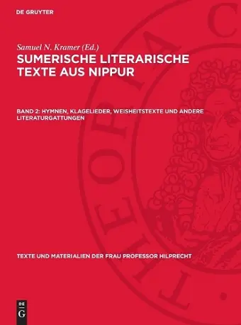 Hymnen, Klagelieder, Weisheitstexte Und Andere Literaturgattungen cover