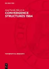 Convergence Structures 1984 cover