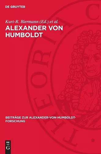 Alexander Von Humboldt cover