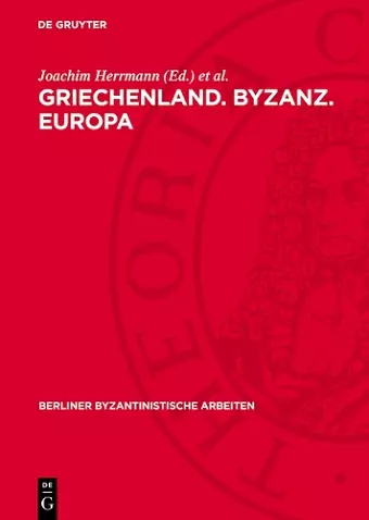 Griechenland. Byzanz. Europa cover
