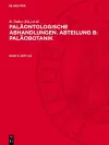Paläontologische Abhandlungen. Abteilung B: Paläobotanik. Band 3, Heft 3/4 cover