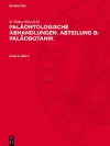 Paläontologische Abhandlungen. Abteilung B: Paläobotanik. Band 3, Heft 5 cover