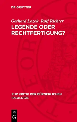 Legende Oder Rechtfertigung? cover