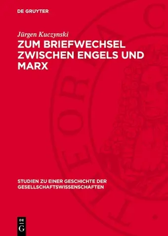 Zum Briefwechsel Zwischen Engels Und Marx cover