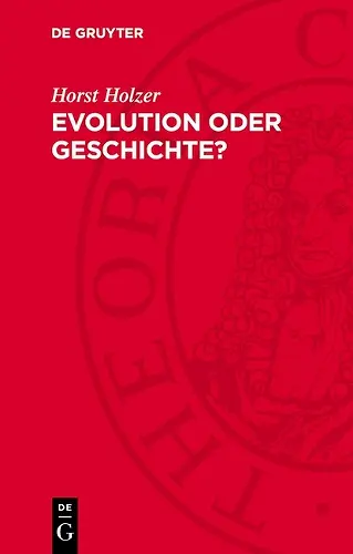 Evolution Oder Geschichte? cover