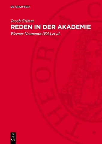 Reden in Der Akademie cover