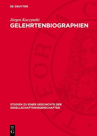 Gelehrtenbiographien cover
