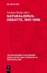 Naturalismus-Debatte, 1891-1896 cover