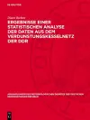 Ergebnisse Einer Statistischen Analyse Der Daten Aus Dem Verdunstungskesselnetz Der DDR cover