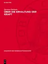 Über Die Erhaltung Der Kraft cover