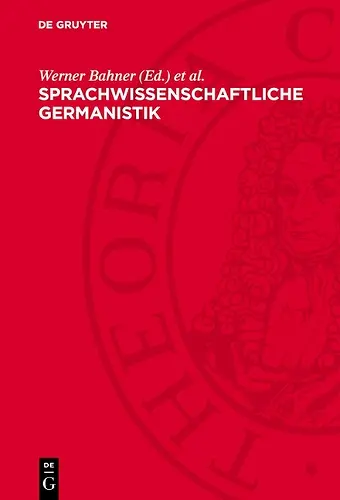 Sprachwissenschaftliche Germanistik cover