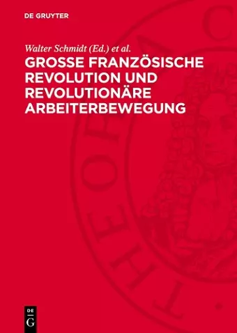 Große Französische Revolution Und Revolutionäre Arbeiterbewegung cover