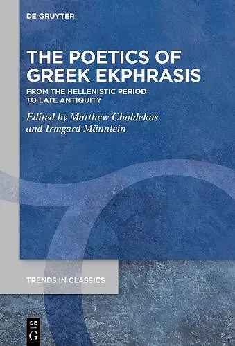 The Poetics of Greek Ekphrasis cover