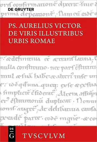 de Viris Illustribus Urbis Romae / Die Berühmten Männer Der Stadt ROM cover