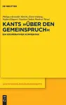 Kants »Über Den Gemeinspruch« cover