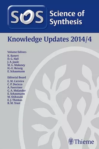 2014/4Science of Synthesis Knowledge Updates: 2014/4 cover