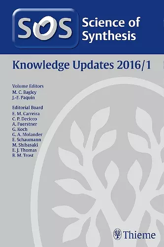 Science of Synthesis Knowledge Updates 2016 Vol. 1 cover