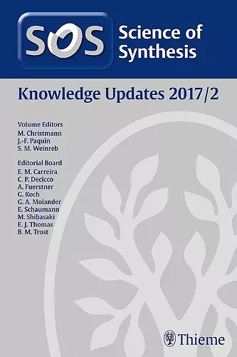 Science of Synthesis Knowledge Updates 2017 Vol. 2 cover