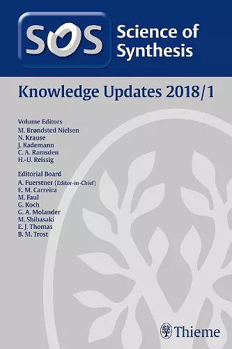 Science of Synthesis Knowledge Updates 2018 Vol. 1 cover