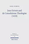 Jean Gerson and de Consolatione Theologiae (1418) cover