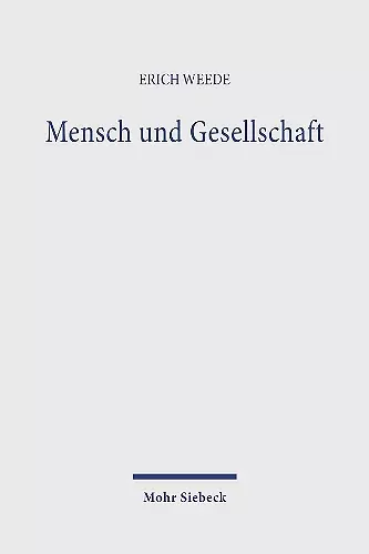 Mensch und Gesellschaft cover