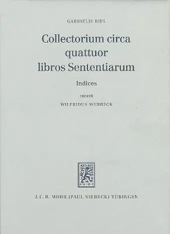 Collectorium circa quattuor libros Sententiarium cover