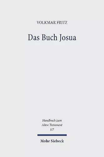 Das Buch Josua cover