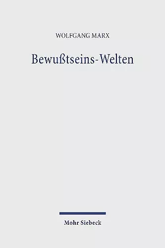 Bewußtseins-Welten cover