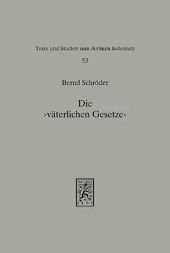 Die 'väterlichen Gesetze' cover