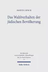 Das Wahlverhalten der jüdischen Bevölkerung cover