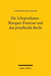 Die Schopenhauer-Marquet-Prozesse und das preußische Recht cover