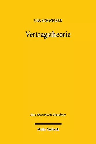 Vertragstheorie cover