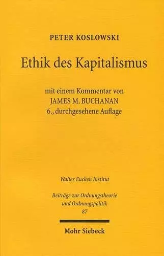 Ethik des Kapitalismus cover